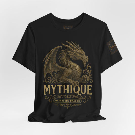 Gold Oathbound Dragon Unisex Tee - Wear Your Legend