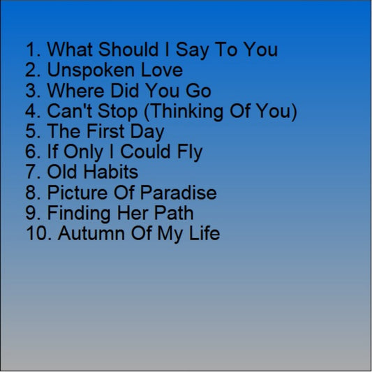 Playing With My Heart - Music CD