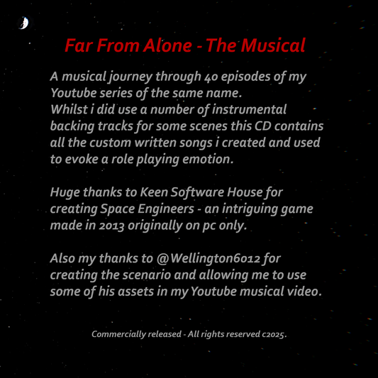 Far From Alone - Music CD