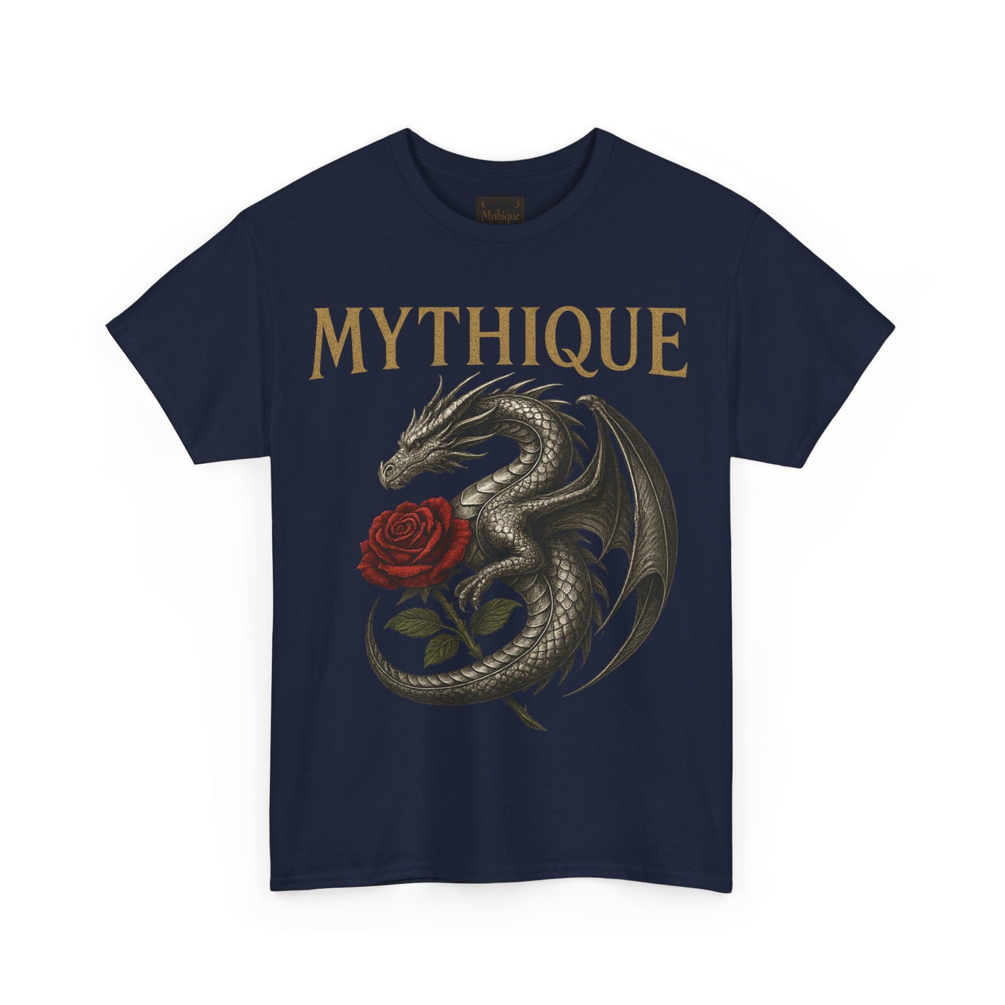 Dragon With Rose Tee Shirt
