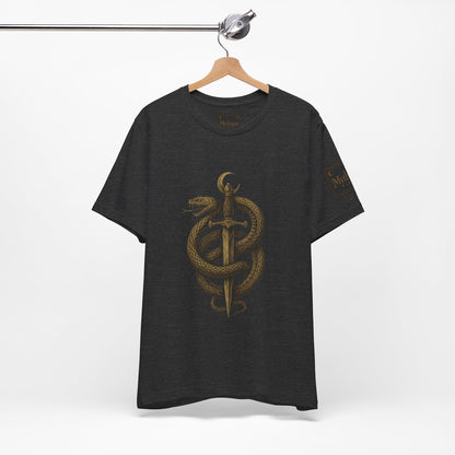 Gold Sword & Snake Unisex Tee - Wear Your Legend