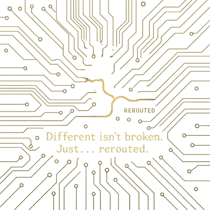 Unisex Heavy Blend™ Hooded Sweatshirt - Tech-Inspired Design | ‘Different Isn’t Broken’ Message | Perfect for Tech Lovers