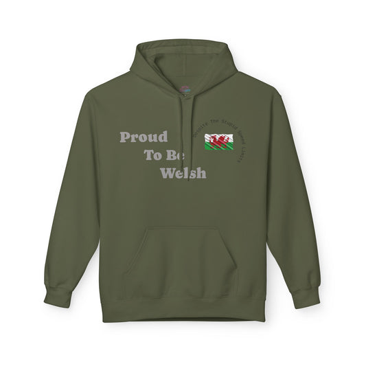 Proud To Be Welsh Hoodie — Welsh Flag Pullover