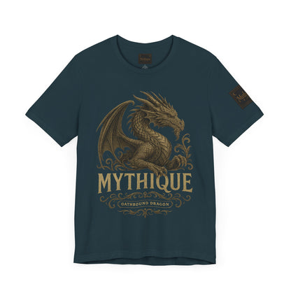 Gold Oathbound Dragon Unisex Tee - Wear Your Legend