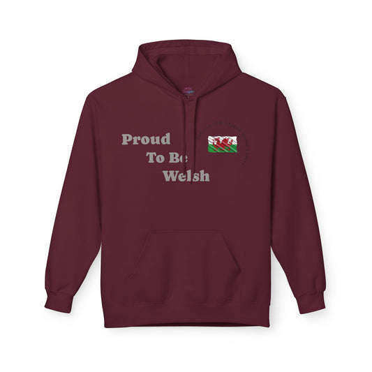 Proud To Be Welsh Hoodie — Welsh Flag Pullover