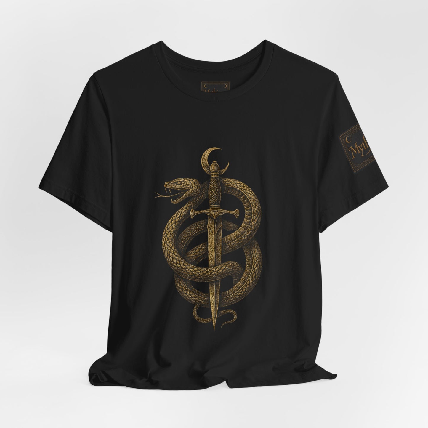 Gold Sword & Snake Unisex Tee - Wear Your Legend