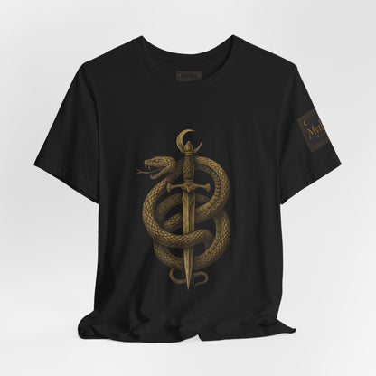 Gold Sword & Snake Unisex Tee - Wear Your Legend