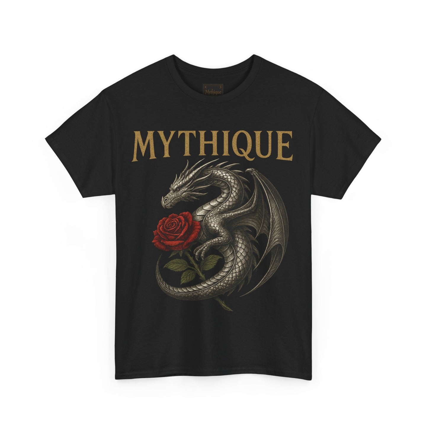 Dragon With Rose Tee Shirt