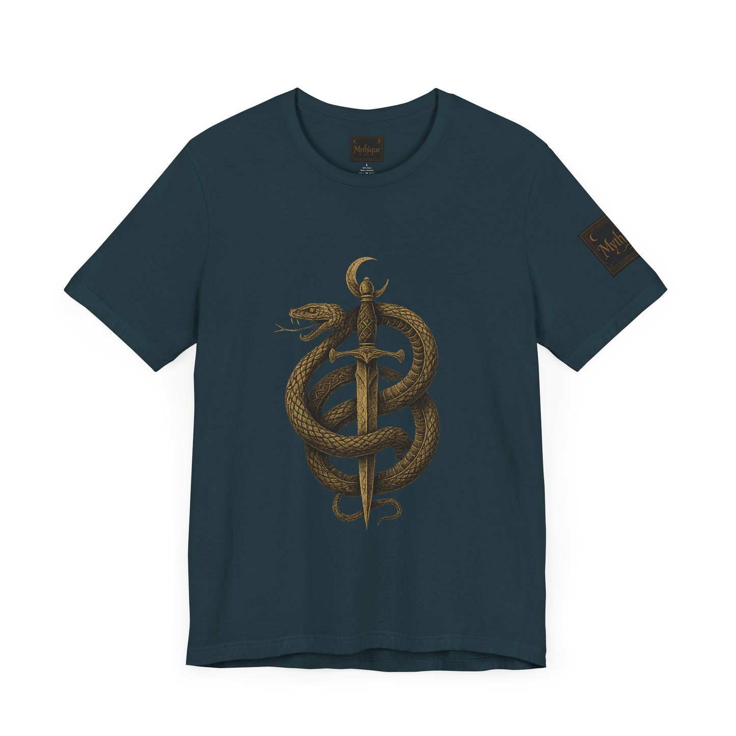 Gold Sword & Snake Unisex Tee - Wear Your Legend