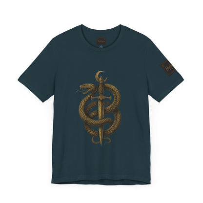 Gold Sword & Snake Unisex Tee - Wear Your Legend
