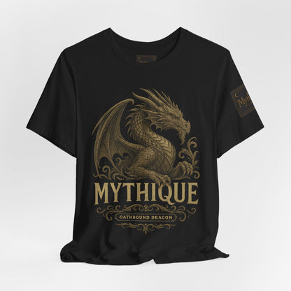 Gold Oathbound Dragon Unisex Tee - Wear Your Legend